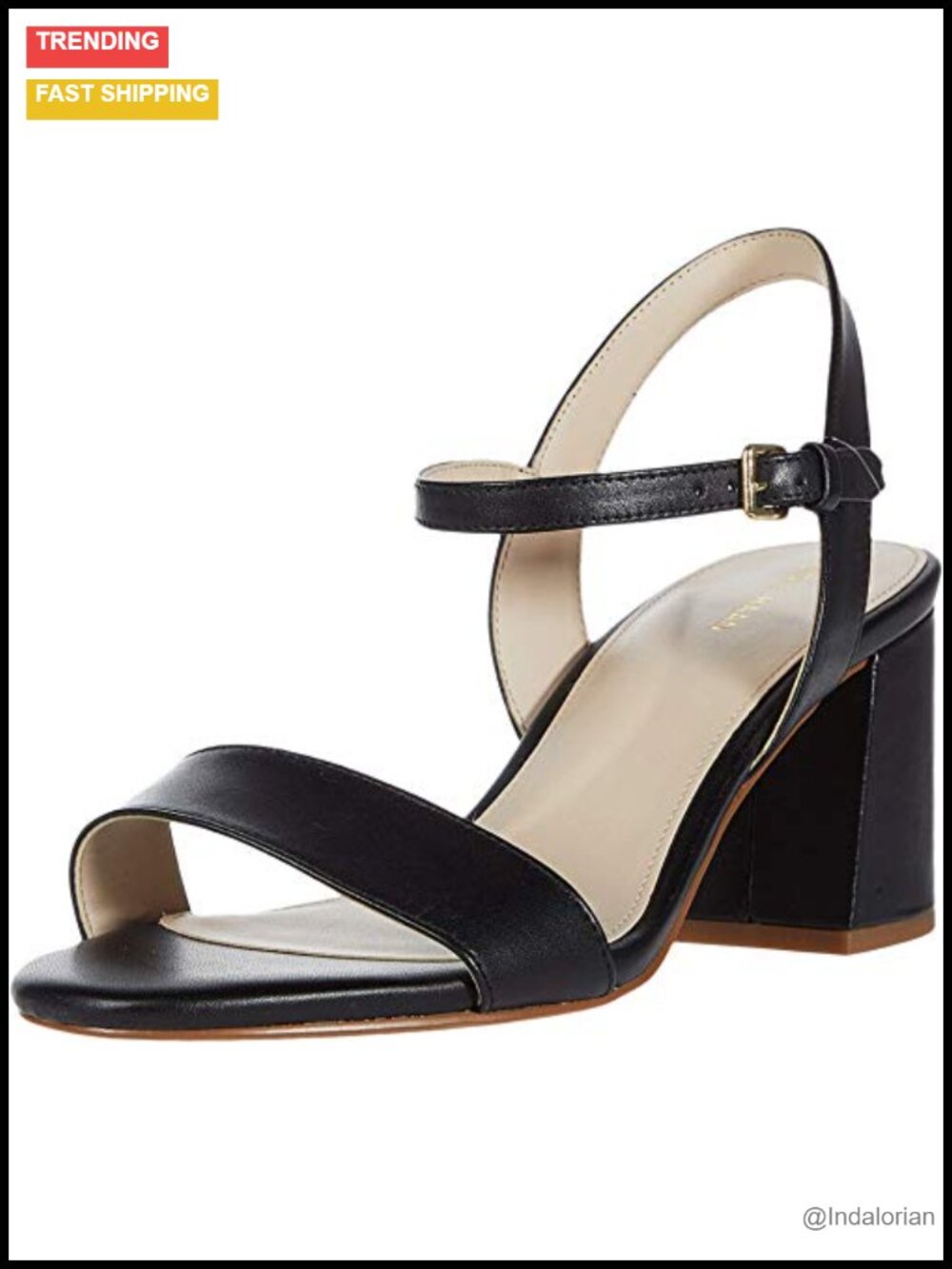 Cole Haan Womens Josie Block Heel Slingback Sandals 65mm Suede